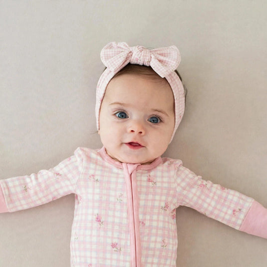 Baby Headband Rosie Gingham