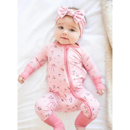 Baby Headband Ballet Rose Garden