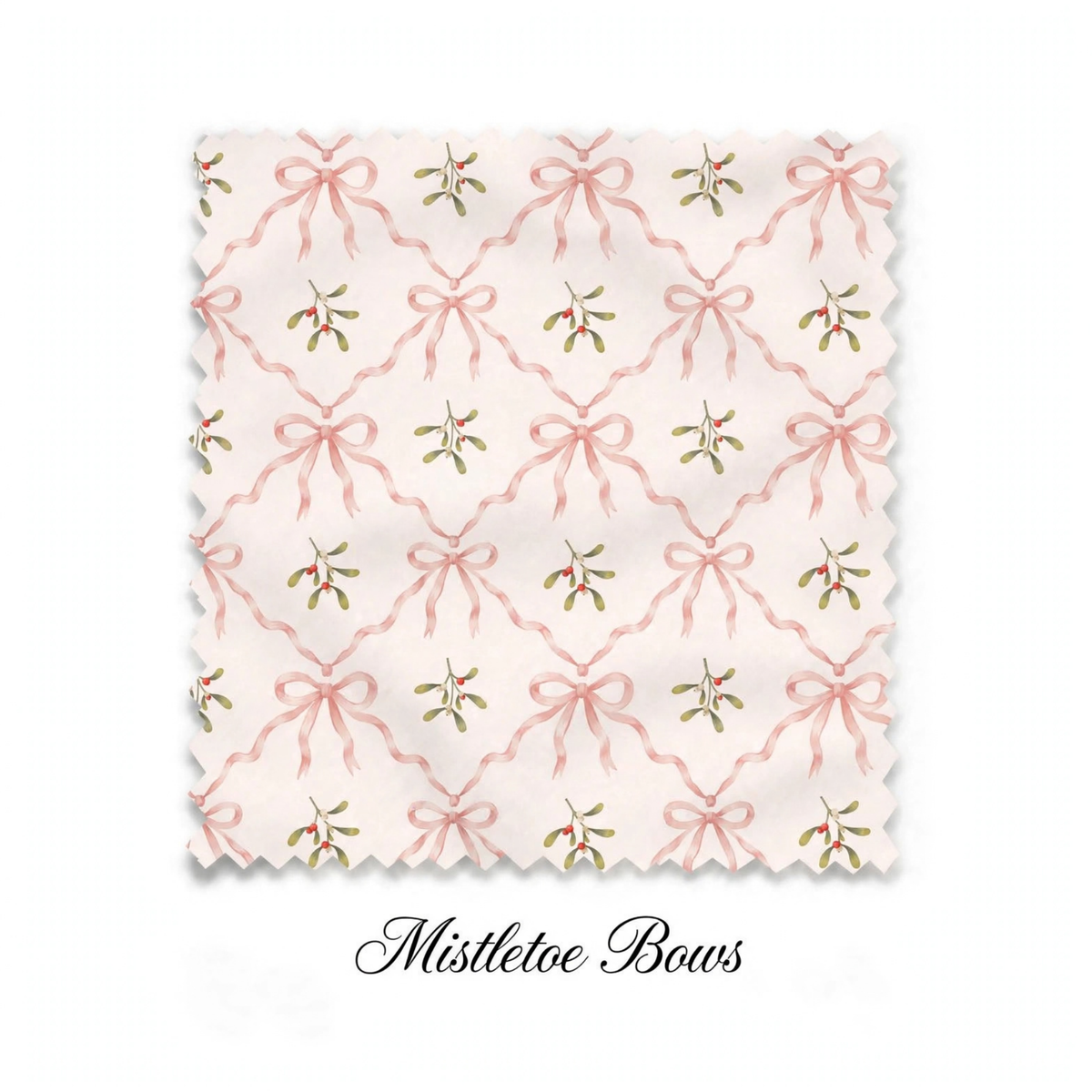 Zipper Romper Mistletoe Bows (PREORDER)