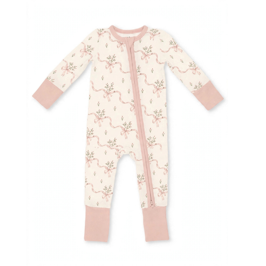 Zipper Romper Ribbon Garden (PREORDER)