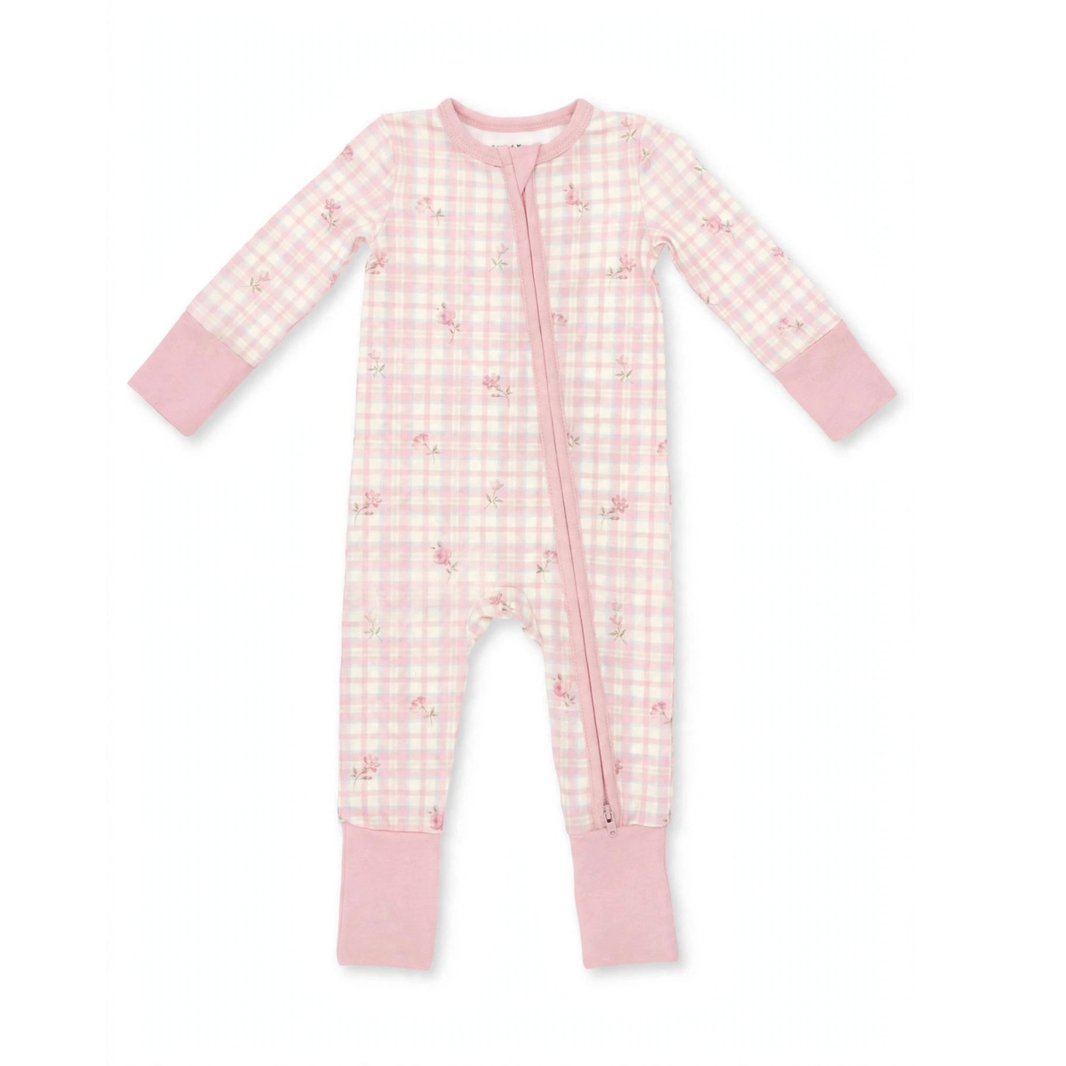 Zipper Romper Rosie Gingham (PREORDER)