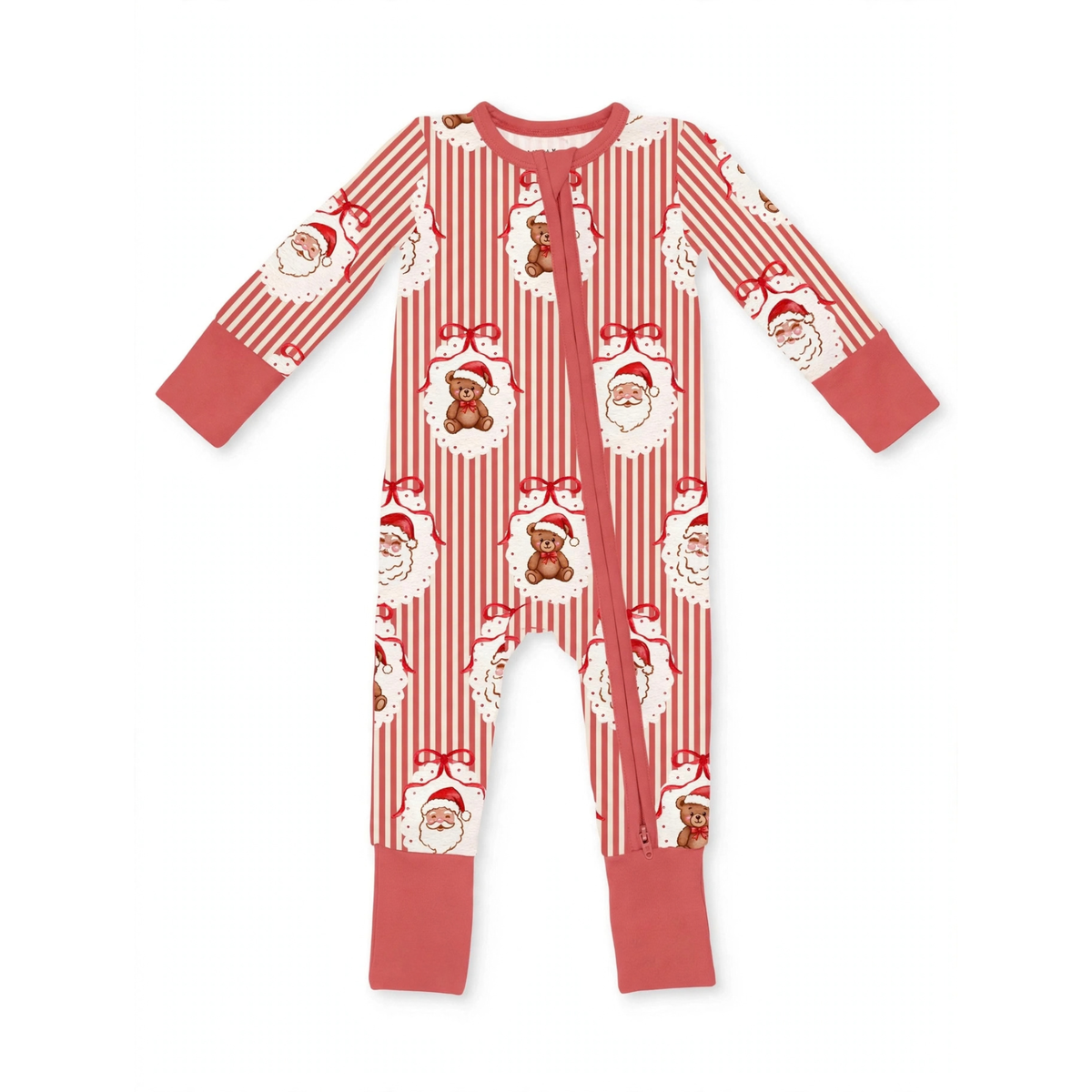 Zipper Romper Teddy's First Christmas (PREORDER)