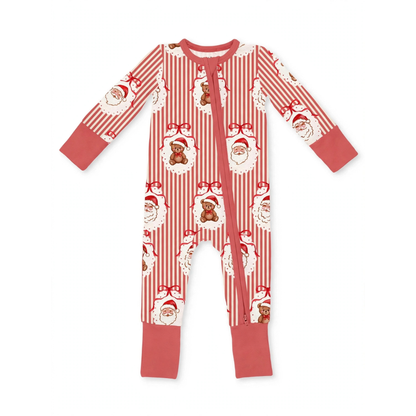 Zipper Romper Teddy's First Christmas (PREORDER)